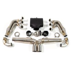 Package Dundon 992 Cup "CRACK PIPE" EXHAUST, 93MM PLENUM INTAKE D3 POWER PACKAGE